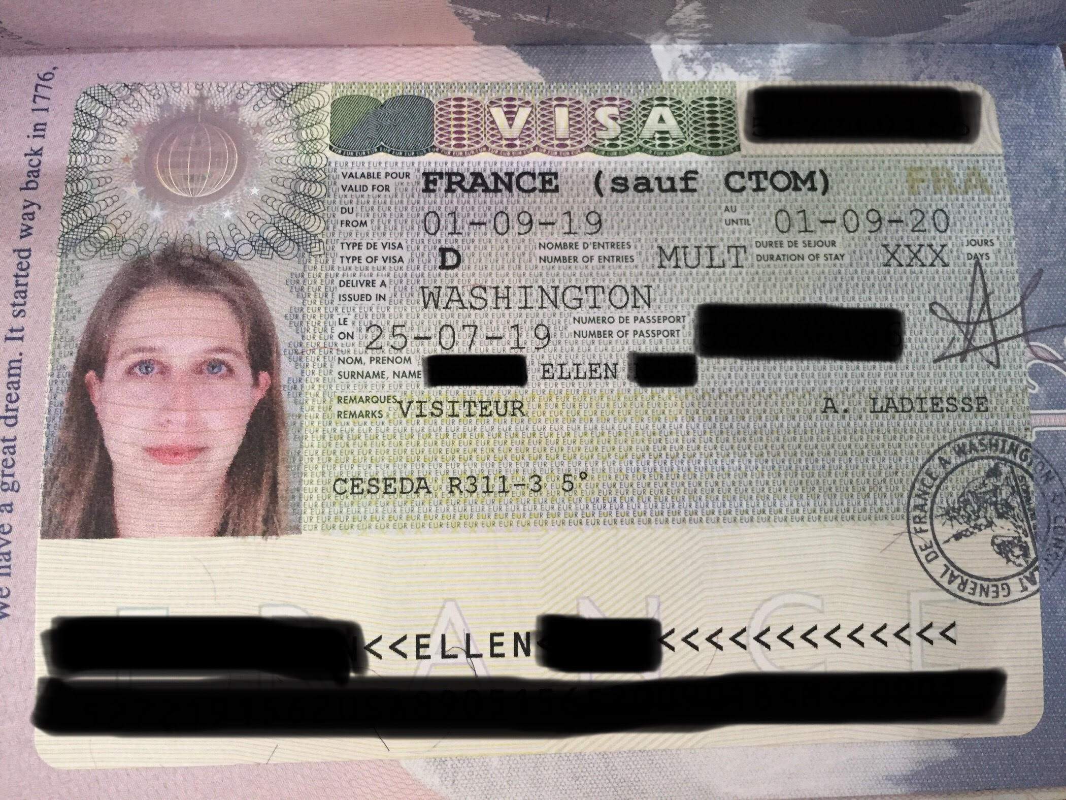 Французская виза 2022