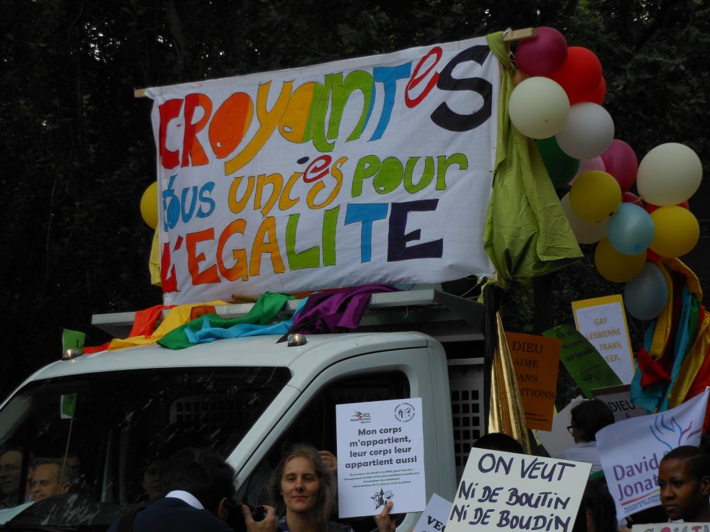 gay pride parade in Paris