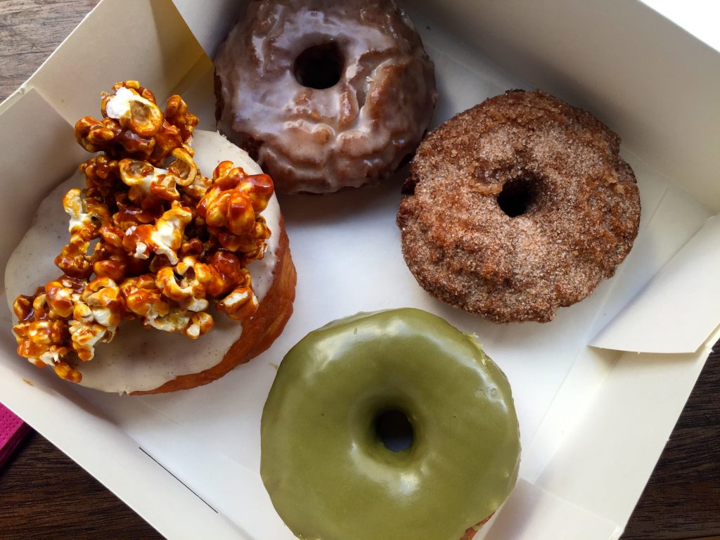 box of Boneshaker Donuts in Paris