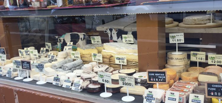 cheese case in paris