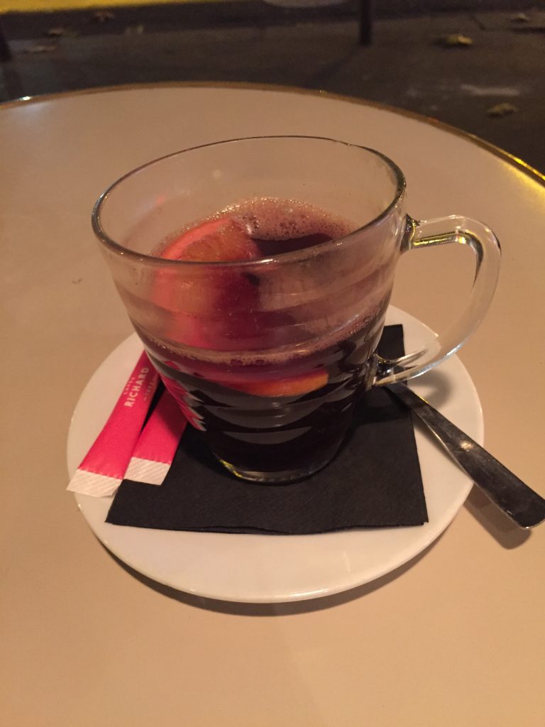 glass of vin chaud