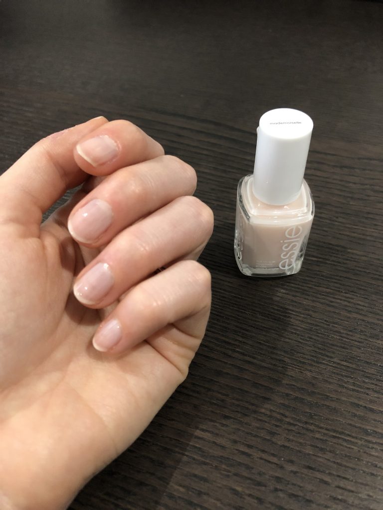 pale pink nail polish for wedding