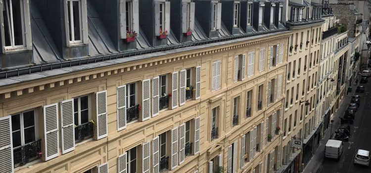 view from Paris apartment