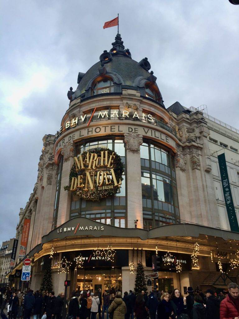 Le BHV Marais Marché de Noël Christmas 2019