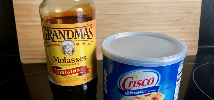 Grandma's molasses and Crisco shortening; things to bring to France