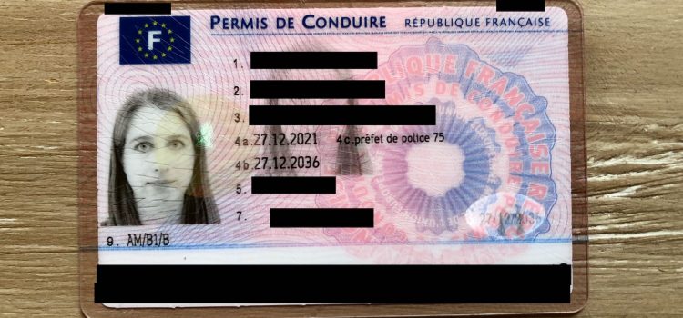 French driver's license, permis de conduire