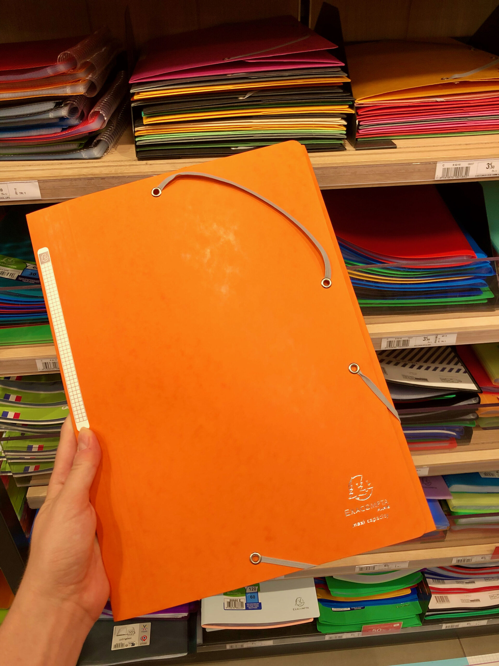 Typical School Supplies in France
