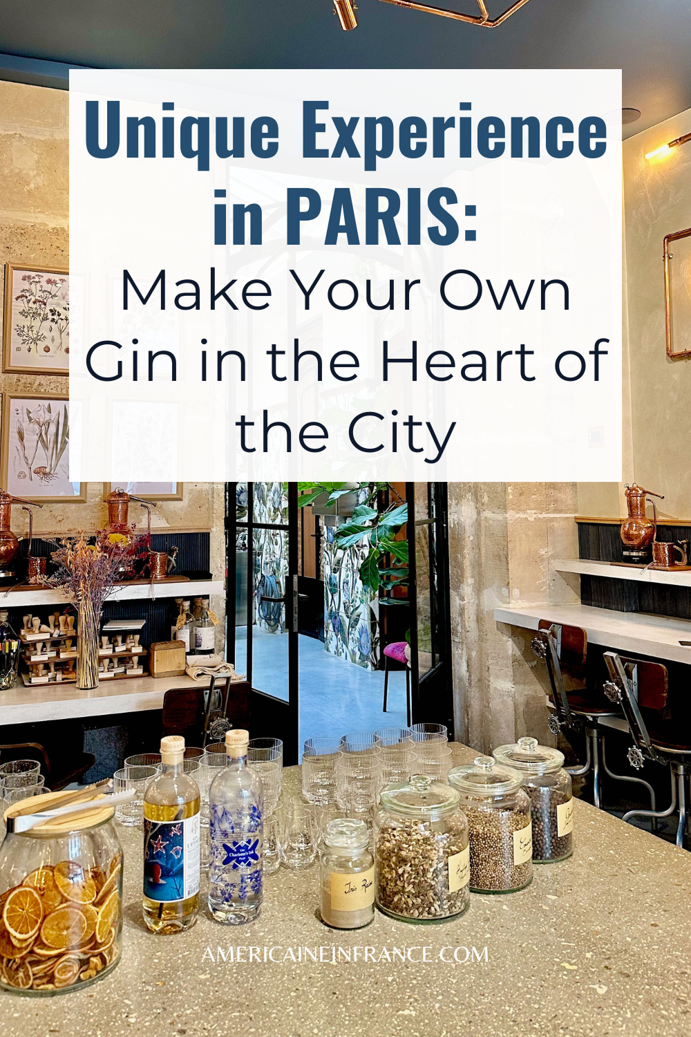 Make Your Own Gin in the Heart of Paris
